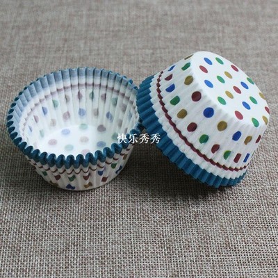 100PCS Muffins Paper Cupcake Wrappers Baking Cups Cases Muff