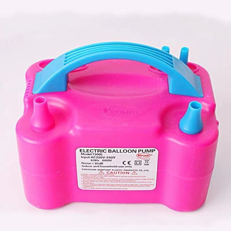 气球电动打气筒 圆形乳胶气球打气筒 双孔气球打气机73005气筒