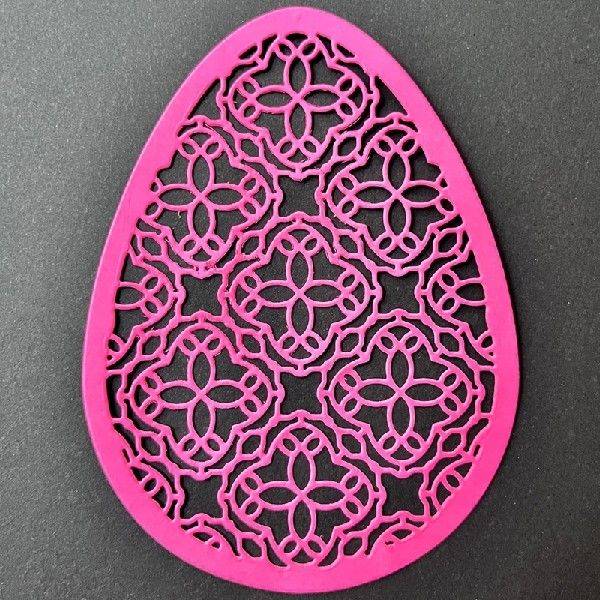 P82D Carbon Steel Mo Cutting Dies Stencil Egg Embossing