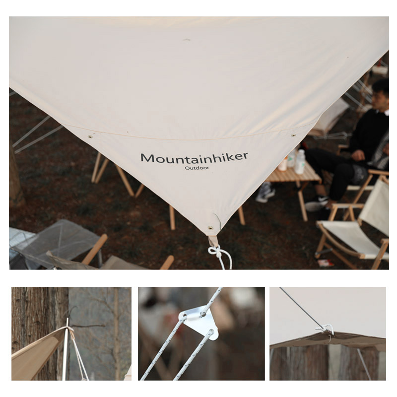 户外天幕帐篷遮阳棚轻便携式野餐露营防晒防雨凉棚沙滩篷