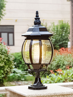 柱顶灯围墙灯 柱头灯欧式室外门柱灯庭院灯别墅花园灯防水灯