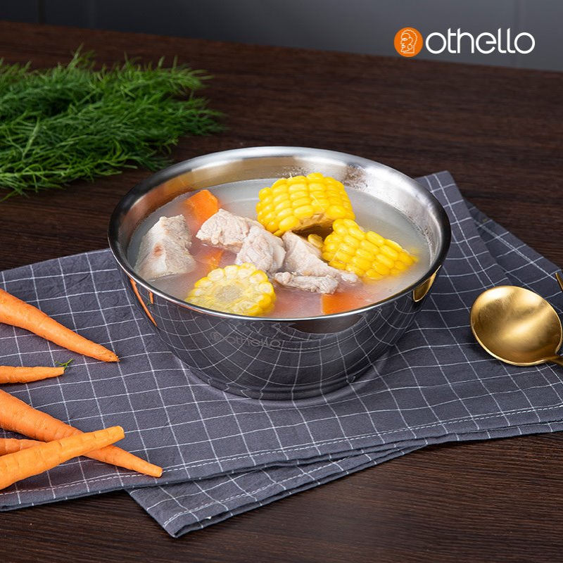 Rank系列18cm不锈钢双层碗