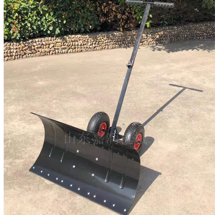 双杆轮式人工推雪铲物业小区用