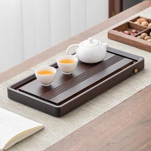 重竹茶盘整块家用托盘排水茶海简易功夫高端竹制蓄水储水茶台茶盘