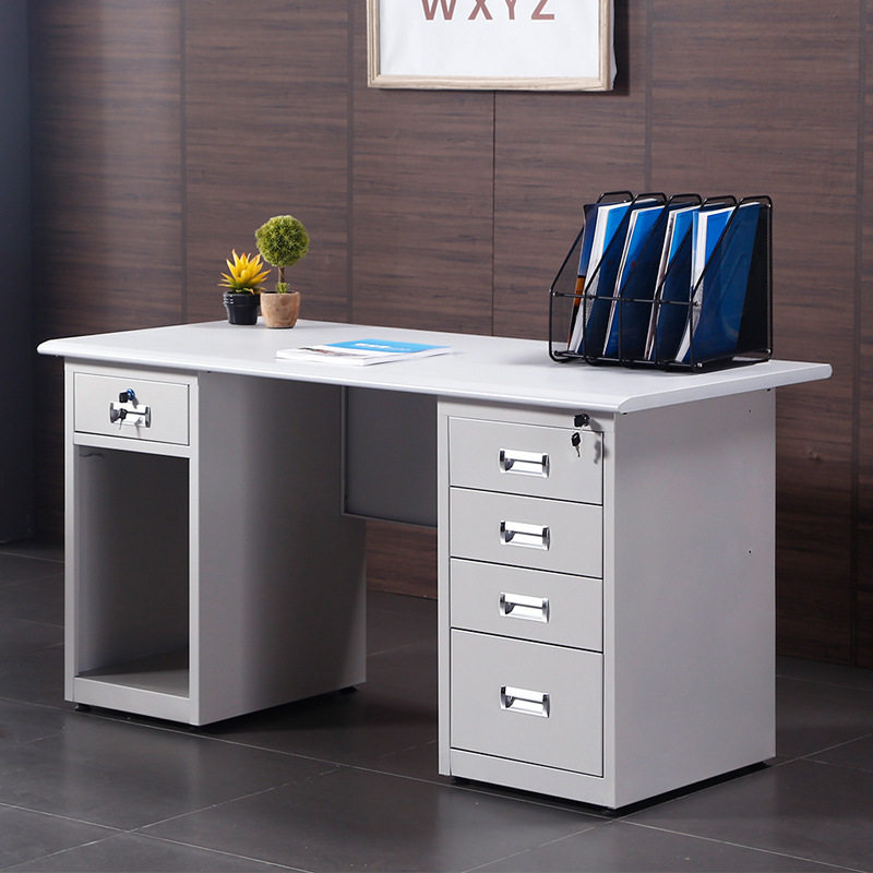 学习桌钢制办公桌单人员工电脑桌带锁带抽屉铁皮办公桌财务写字台,电子元器件市场,电线扎带/束线带,淘宝优惠券,粉丝福利购,淘宝优惠卷