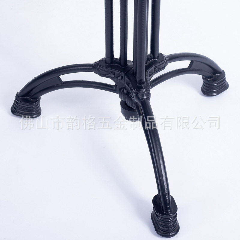 咖啡厅餐台脚桌子腿金属底座马蹄爪欧式复古铁艺桌脚铸铁桌腿支架