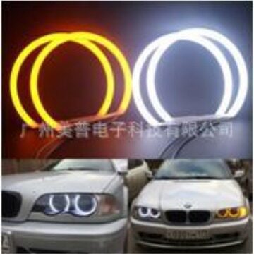 E36E38E39E46白黄双色棉光4*131MM 106MM 146MM汽车LED天使眼光圈