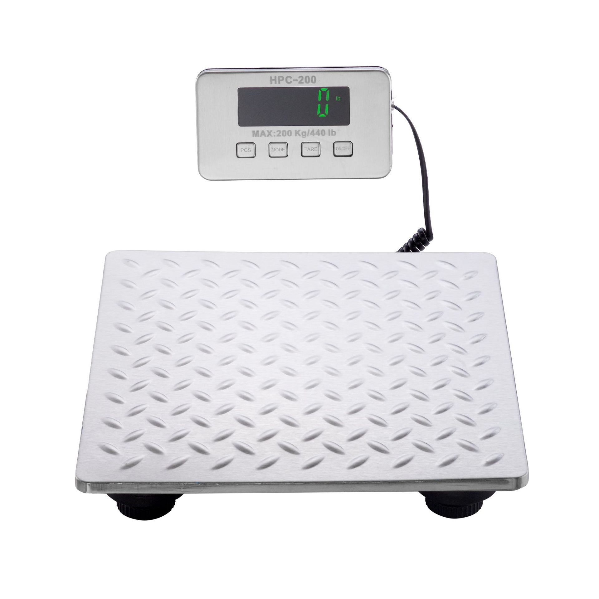 不锈钢包邮秤快递称电子称花纹台面宠物秤200kg/0.2kg