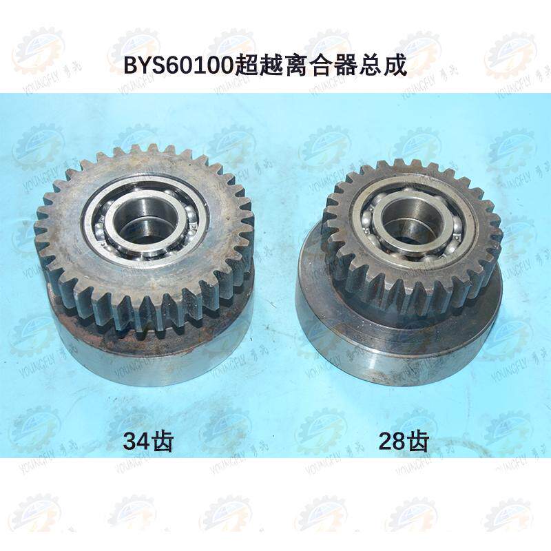 苏州新华BYS60100牛头刨床28齿 34齿进给超越离合器总成
