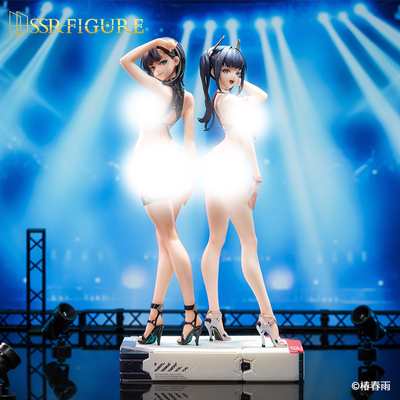 【SSR FIGURE】「硬式水着女子」 白羊丸子&绀乃青 1/6手办