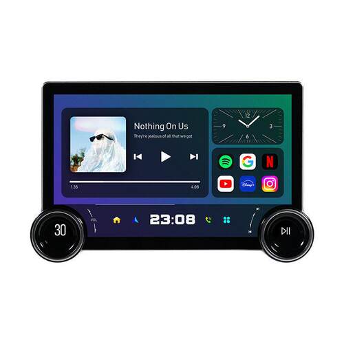 十核K大旋钮.寸车载导航一体百变机中控大屏安卓车机carplay