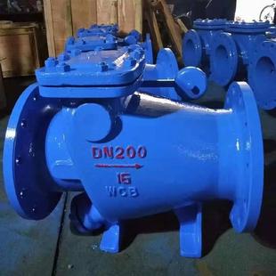 防倒流重锤式 HH44X 止回阀 微阻缓闭式 消声止回阀DN200 16C