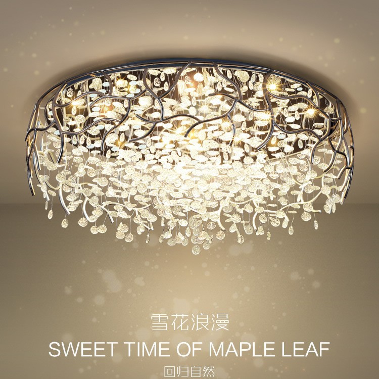 北欧轻奢蒲公英水晶吸顶灯