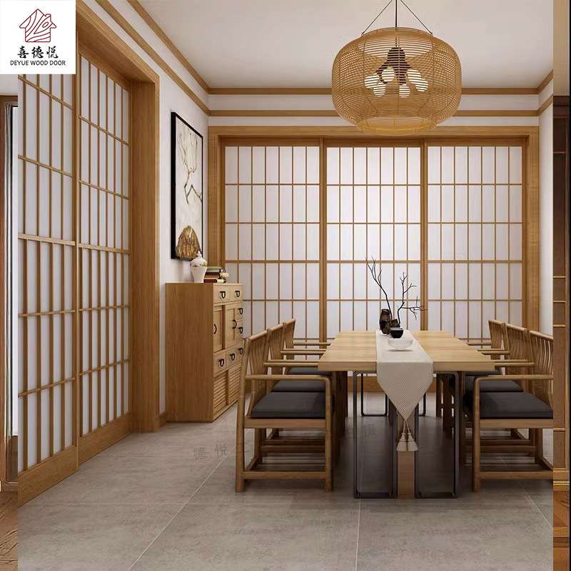 隔断门卫生间门衣柜门中式实木门日式格子门玻璃门厨房推拉门