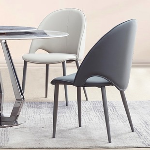 极简靠背凳 酒店餐厅餐桌椅子新款 773餐椅家用轻奢现代简约意式
