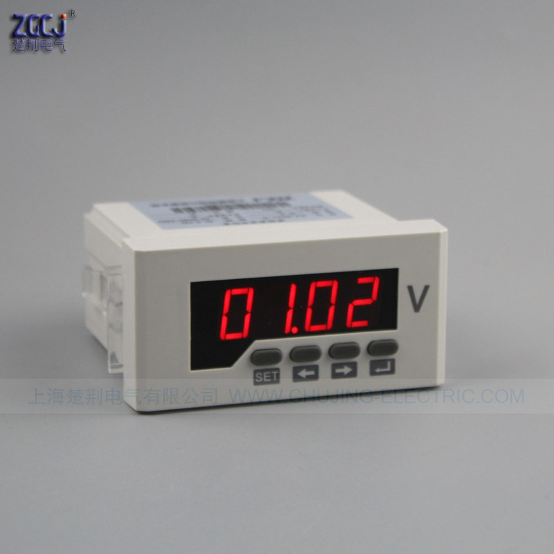 CJ-DV51-T 直流电压表 DC 0-120V 量程 120V电压表 带RS485通讯