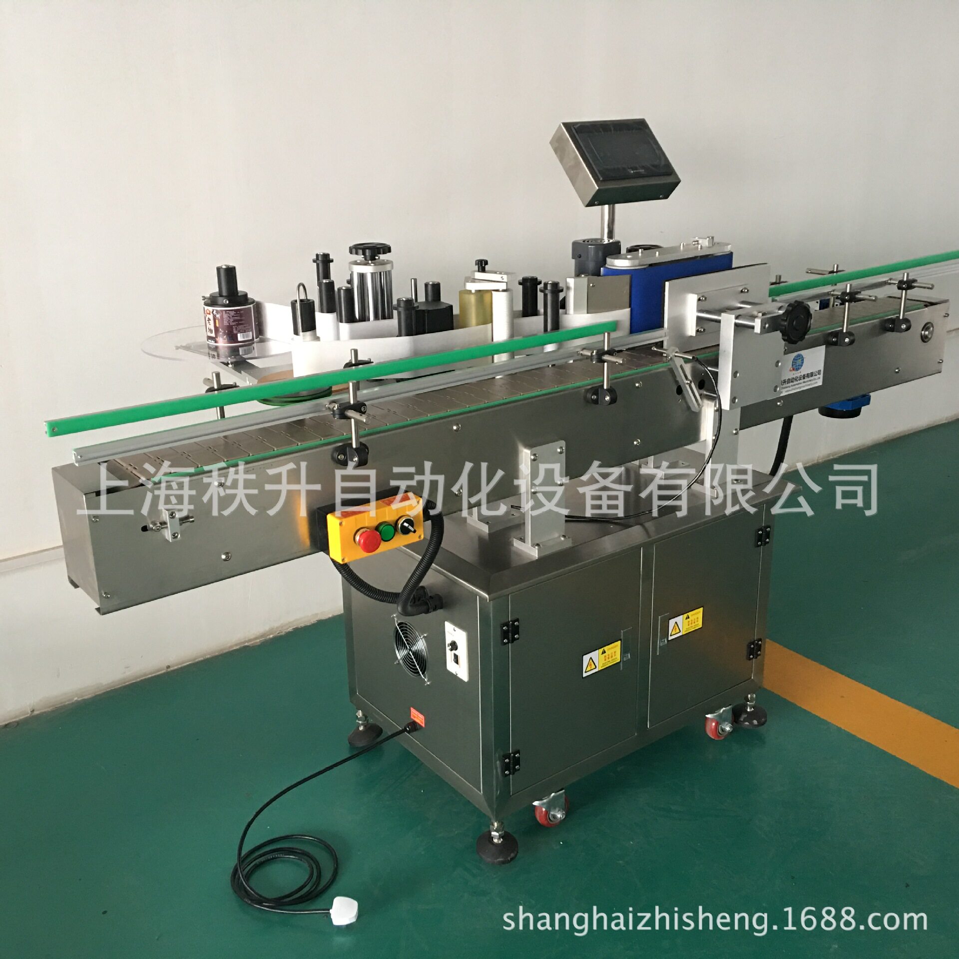 自动圆瓶贴标签机器 零食贴标签机器 贴标机价格 自动圆瓶贴标机