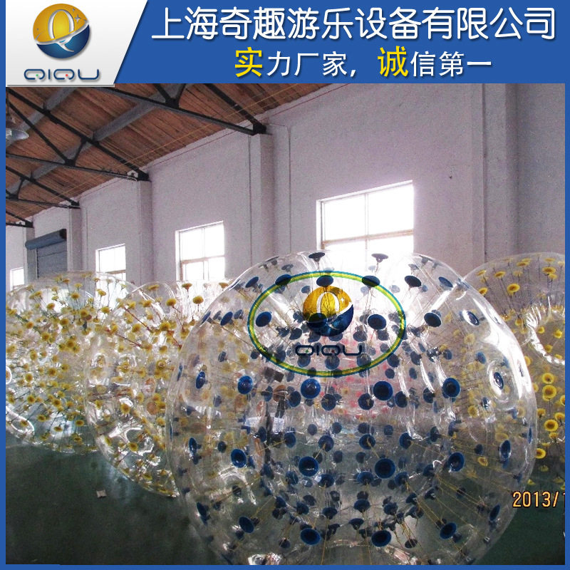 雪地加厚耐寒TPU充气悠波球 户外拓展草地悠波球儿童款保龄球
