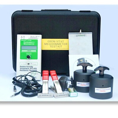 OHM-STAT RT-1000表面电阻测试仪重锤式兆欧表数显防静电测试仪