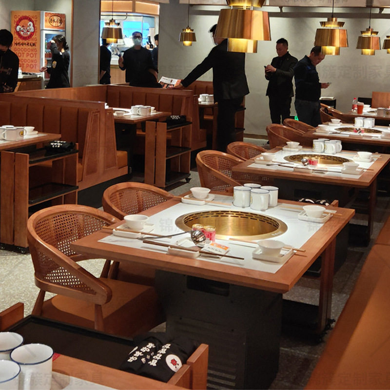 厂家批发餐饮卡座沙发桌椅定制