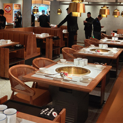 厂家批发餐饮卡座沙发桌椅定制