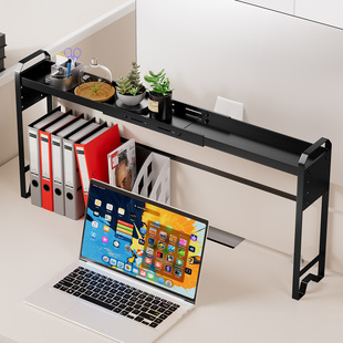 办公室桌面增高架升高置物架超窄延长小架子延伸桌上书桌展示台面