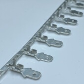 4.8插片横带连续端子187横连插片公插片连绕端子 4000个 卷