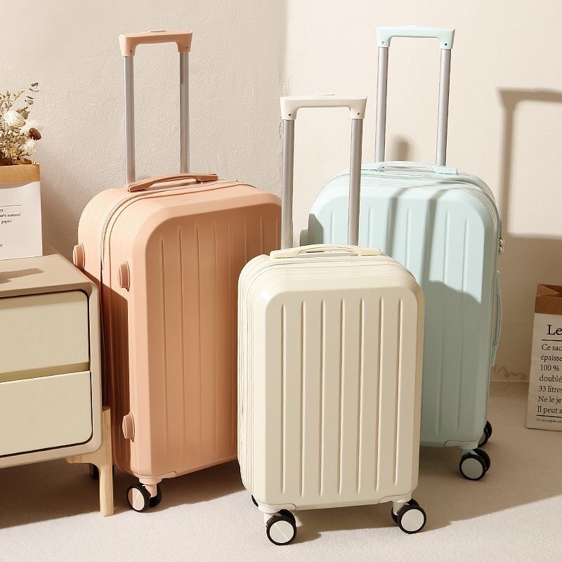糖果色U型轻便密码旅行箱