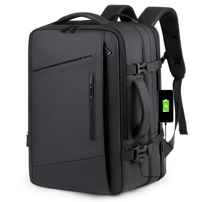 新款大容量男士双肩背包结实耐用