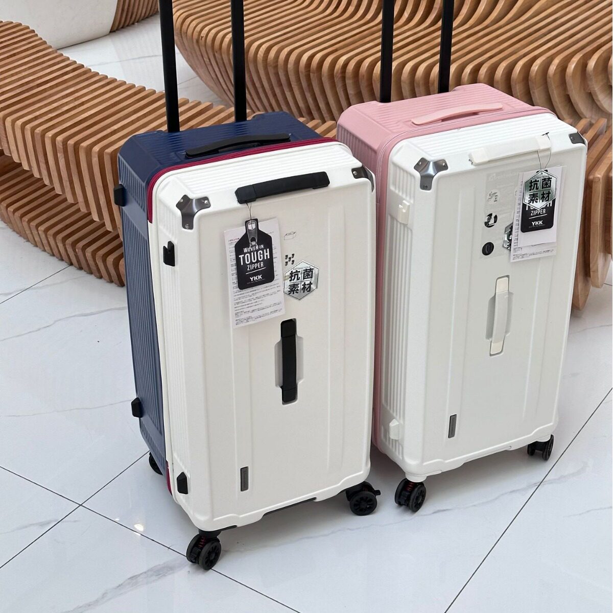 出口日本密码静音万向轮拉杆箱
