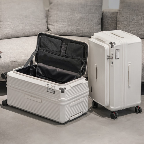 侧开盖可扩容20寸登机拉杆箱