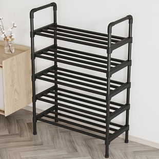 速发简宿鞋架子家用室多门后易舍小型收纳神器内层房门口小窄结实