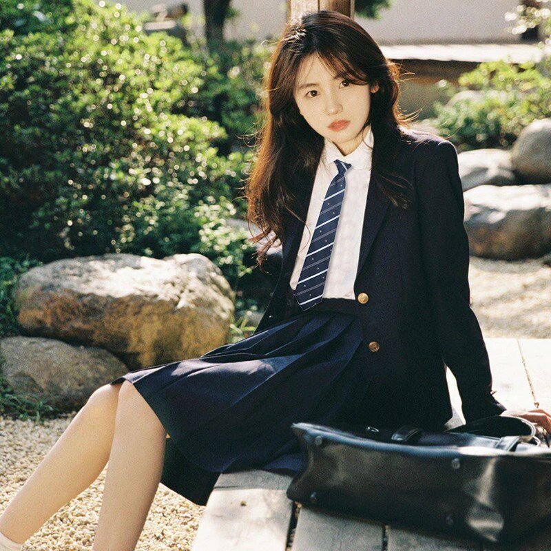 速发班k制服学院风外套校服白长学生校服