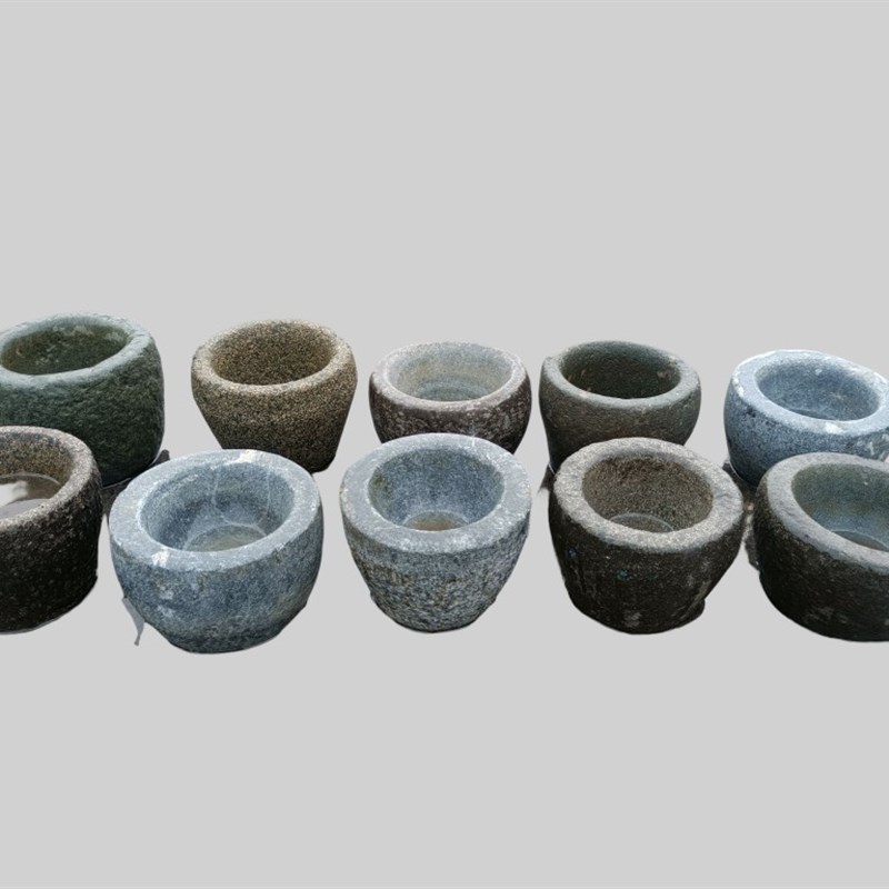 速发怀旧花物石件臼老盆杂项老石碗老石雕蒜臼菸灰缸农村收藏民俗