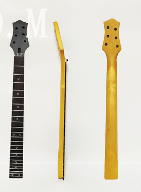 LP哑光24品金属双摇上枕玫瑰木指板小圆音点黑色琴柄不带后背线