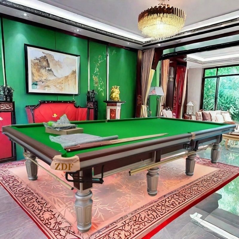 斯诺克台球桌袋口尺寸大小斯诺克台球桌多长多宽ZDF斯诺克桌球台