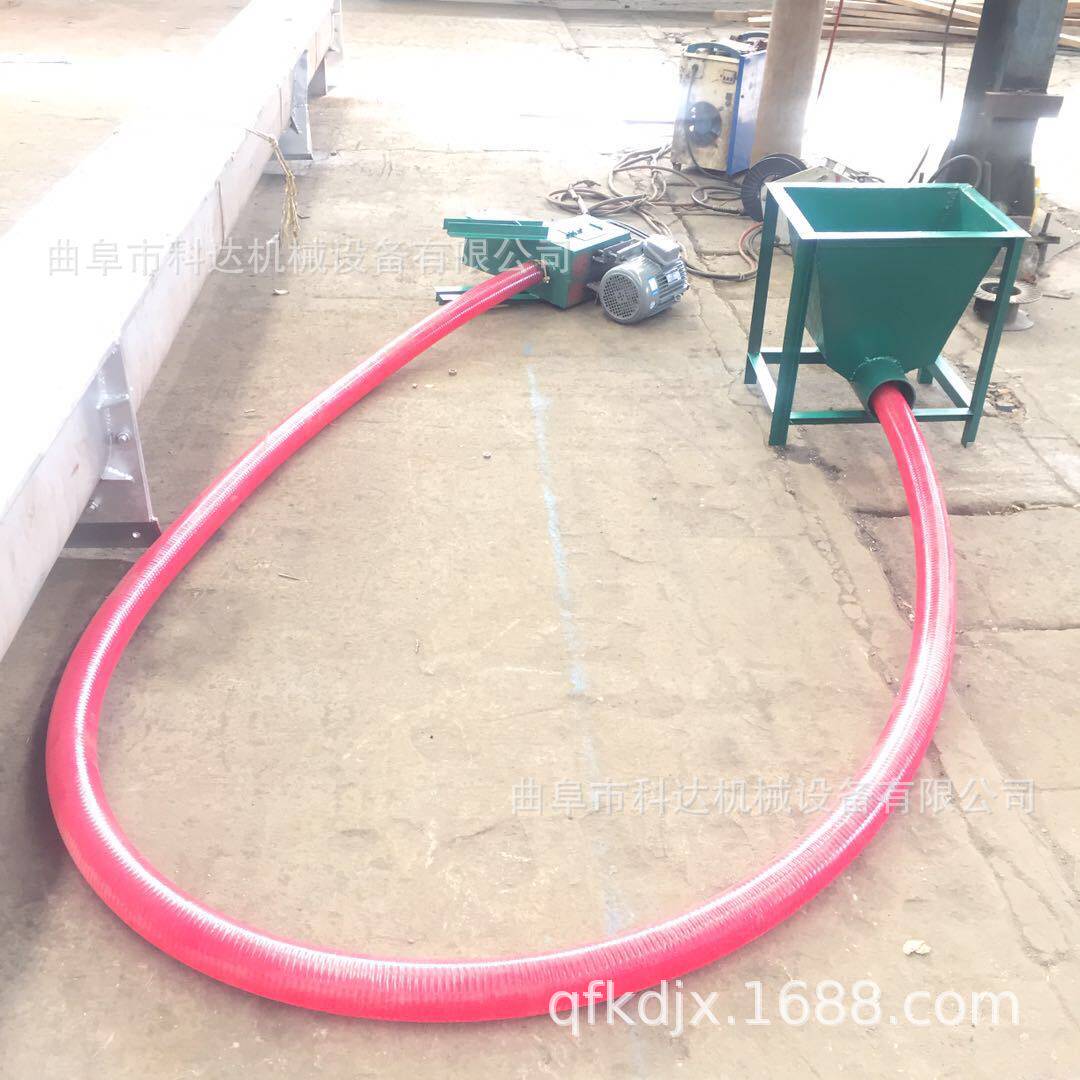 海南水泥粉沙子吸沙机厂家 装车汽油机带动牛筋软管抽粮机设备
