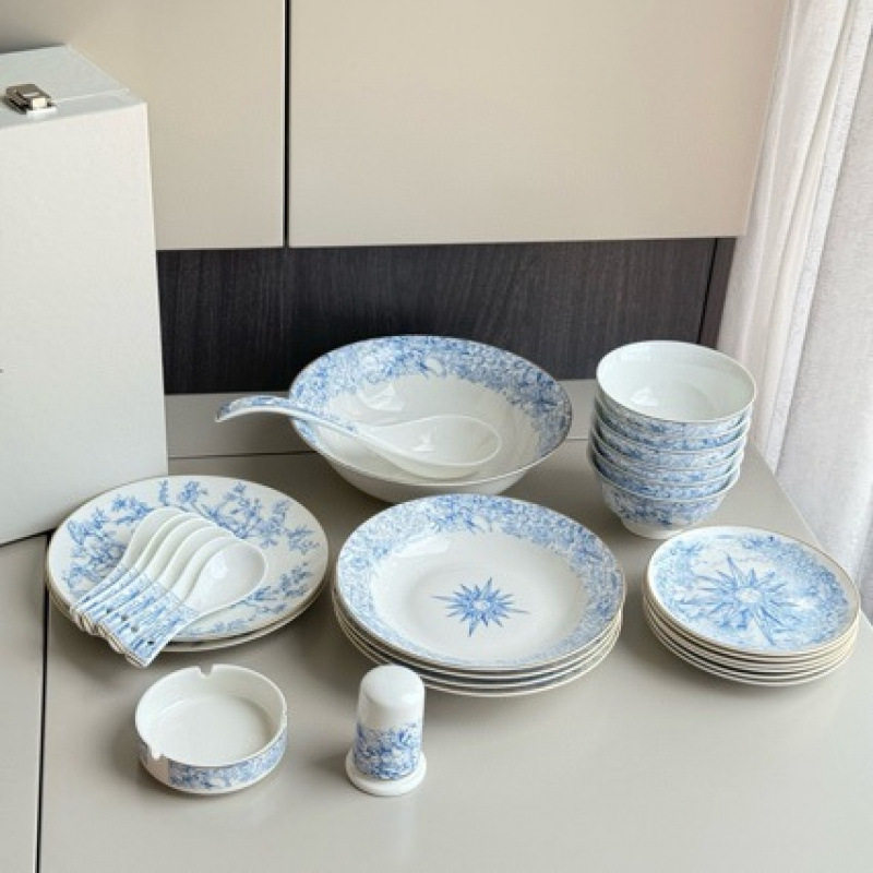 批发骨质瓷餐具碗盘散件自由搭配米饭碗面碗饭盘子组合家用陶瓷汤