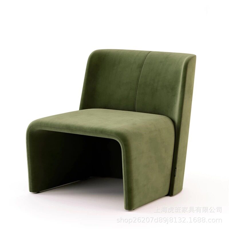 北欧极简无扶手休闲椅设计师款