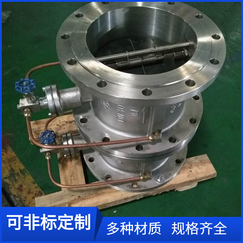 hh49x-16P蝶式微阻缓闭止回阀DN600不锈钢304消声止回阀DN450 500