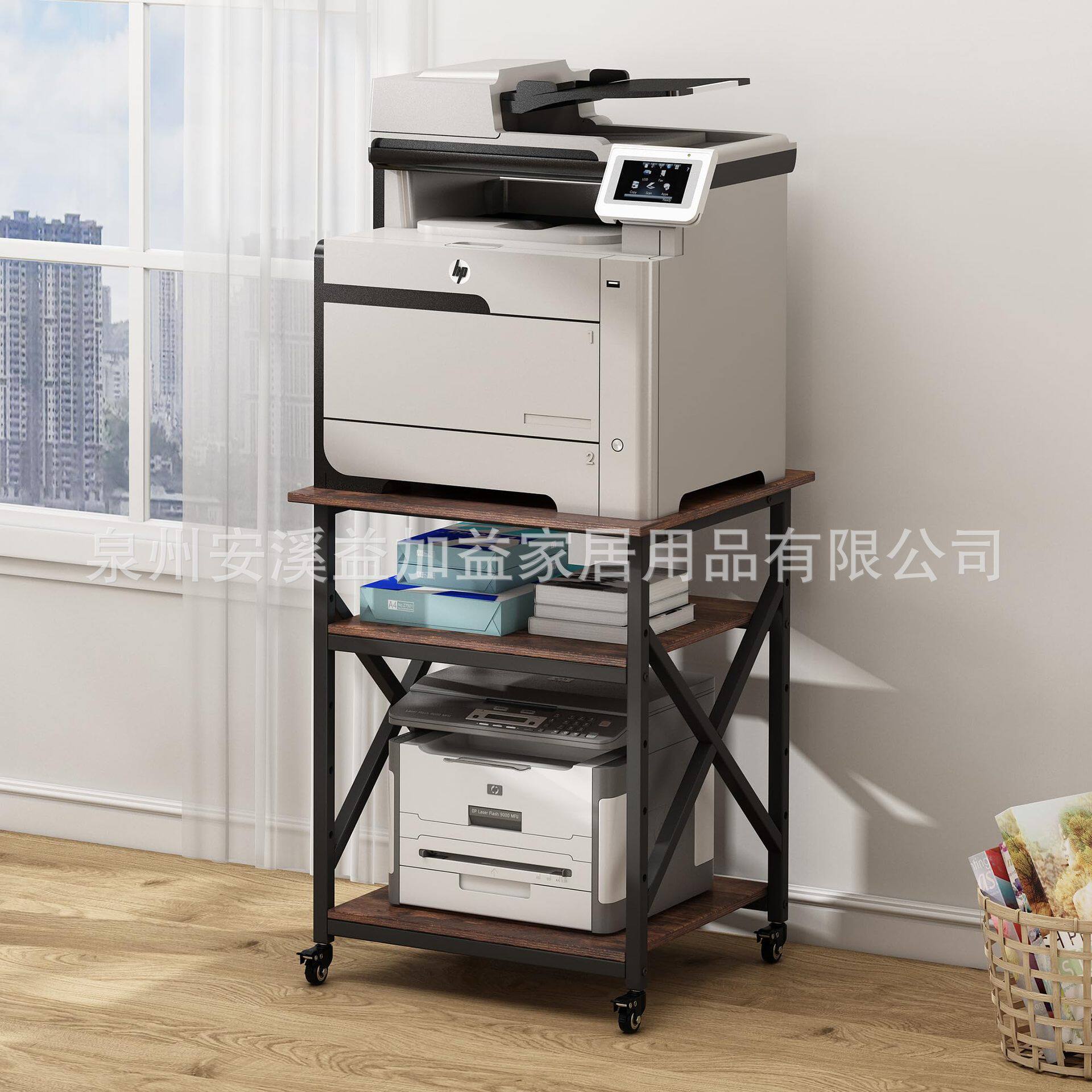 可移动打印机主机托架