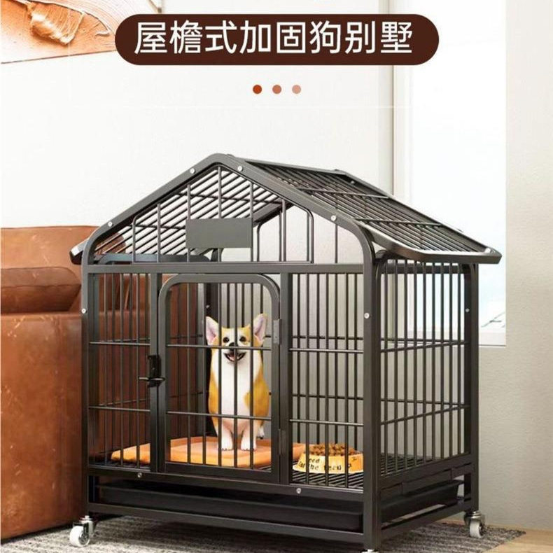 狗笼子中型大型犬室内带厕所边牧小型兔笼宠物笼狗狗金毛