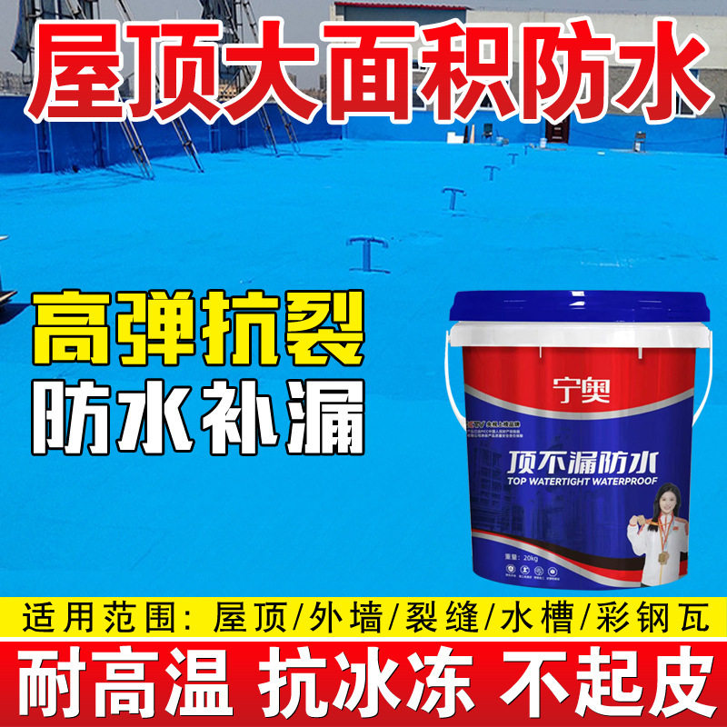 宁奥屋顶防水补漏材料专用渗水裂缝外墙房顶堵漏漏水防水涂料