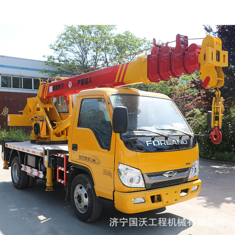 蓝牌汽车吊 5吨蓝牌国六汽车起重机厂家 小型汽车吊报价