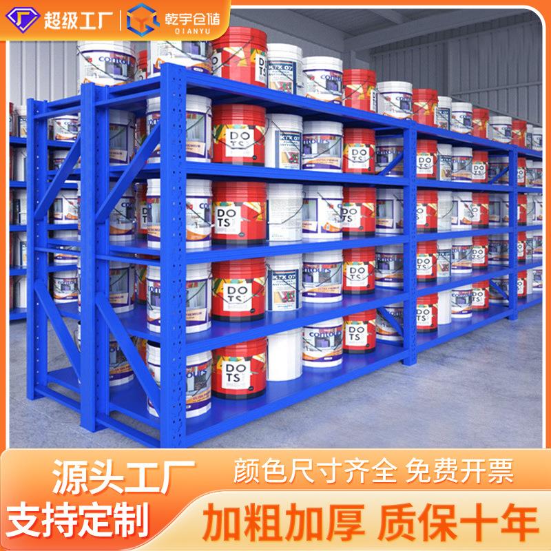 可移动带轮子仓储货架多层仓库铁架子展示架轻型快递置物货架