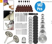 多款 厂家批发 锯片 磨针切割套装 147PC电磨配件套装 铣刀