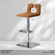 XJRF 045吧椅设计师款 升降不锈钢高脚凳子前台接待高端岛台椅吧