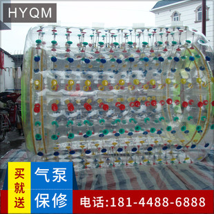 雪地悠波球充气草地碰碰球碰撞球保龄球雪地滚筒球雪地香蕉船鲨鱼