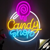 发光造型霓虹灯亚克力派对柔性灯牌节日氛围装 饰灯透明字母彩灯饰