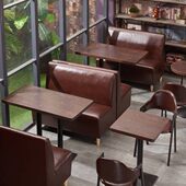 奶茶店卡座沙发小吃甜品汉堡店餐饮主题酒吧火锅店咖啡厅桌椅组合